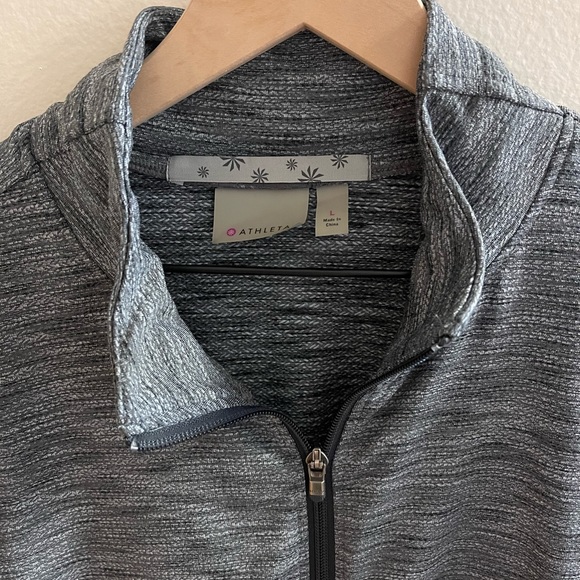 Athleta Gray Zip Up Jacket - Picture 2 of 5